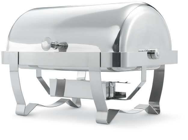 Product image #2 for Vollrath Orion® Full-Size Rectangular Retractable Roll-Top Chafer, 9 Quart, Stainless Steel