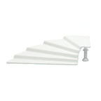 Thumbnail image #1 for G.E.T. Bugambilia ST014-MOD Right-Curving Step Display, 26"L x 16.14"W x 3.54"D, Cast Aluminum with Resin Coating