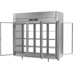 Thumbnail image #2 for Victory Refrigeration UltraSpec™ RS-3D-S1-EW-PT-G-HC Three-Section Pass-Thru Reach-In Refrigerator, Glass Doors, Stainless Steel