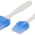 Thumbnail image #2 for JB Prince B122 Flat Silicone Pastry Brush, 9-1/4"L, 2-3/8"W Bristles, Plastic Handle