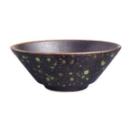 Thumbnail image #1 for Vertex China London Moonstone LMJ-OSB Oval Porcelain Sauce Bowl, 4 oz, Matte Black/Jade Reactive Glaze Case of 2 Dozen