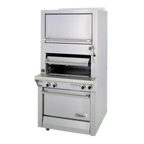 Thumbnail image #1 for Garland Master M100XRCM Gas Upright Broiler, Single Infrared Deck, Finishing Oven, Convection Oven Base, Stainless Steel Front & Sides