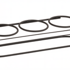 Thumbnail image #1 for Cal-Mil Madison 22602-16-13 3-Section Wire Condiment Caddy with Three 16 oz Jars, Black