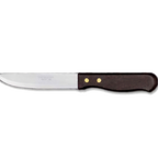Thumbnail image #1 for Libbey Baron 201 2492 10" Steak Knife with Round Tip and Black Polypropylene Handle