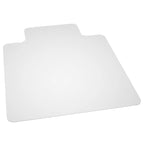 Thumbnail image #1 for Flash Furniture MAT-131858-GG Clear Vinyl Chair Mat for Hard Floors, 36W x 48D, Straight Edge with Lip