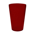 Thumbnail image #1 for G.E.T. Tahiti 2224-1-R Plastic Beverage Tumbler, 24 oz, Red Textured SAN Dozen Case of 6 Dozen