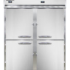 Thumbnail image #1 for Continental Refrigerator 2RFENHD Two-Section Extra-Wide Reach-In Refrigerator/Freezer, 57" Wide, Half-Height Solid Doors, Self-Contained