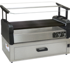 Thumbnail image #2 for Gold Medal Products Hot Diggity 8552-00-001 Large Countertop Hot Dog Roller Grill, 10 Non-Stick Rollers, Separate Temperature Controls