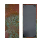 Thumbnail image #1 for Risch Patina PATINA-1V 4.25X11 Authentic Copper Hardback Menu Cover, Single-View, 4-1/4" x 11" Case of 25