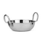 Thumbnail image #1 for Tableware Solutions USA Creative Table TWS-KAD2P Stainless Steel Kadai Bowl, Round, 16.9 oz, 5-3/4" Diameter Case of 12