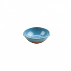Thumbnail image #1 for G.E.T. cheforward SH.AZC-1318BLU Heart-Shaped Chinese Bowl, Blue Terracotta Case of 12