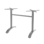 Thumbnail image #1 for Grosfillex VanGuard UT745009 Dining-Height Aluminum Lateral Table Base with 4 Adjustable Leg Levelers for 48" x 32" and 48" x 30" Tops