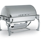 Thumbnail image #2 for Vollrath Somerville™ 4634010 9 Qt Rectangular Fully Retractable Chafer with Stand, Mirror-Finished Stainless Steel