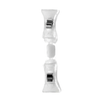 Thumbnail image #1 for G.E.T. TAGV37 Clear Polycarbonate Double-Clip Spring Sign Holder, 3/4"W x 3-3/4"H Case of 10