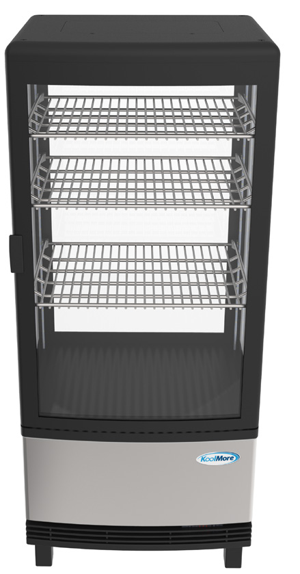 Product image #6 for KoolMore 17-Inch Countertop Self-Service Refrigerated Display Case, 3 Cu. Ft., Stainless Steel