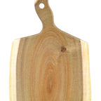 Thumbnail image #1 for TableCraft Products Acacia 11296 Rectangular Wood Serving Board with Handle, 14 x 9 x 3/4 in. Case of 12