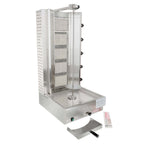 Thumbnail image #1 for Empura Equipment EGVB-130 Gas Vertical Gyro Broiler, 21"W x 23"D x 44"H, Convertible NG/LPG, Adjustable Spit, Infrared Burners