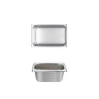 Thumbnail image #1 for Thunder Group STPA4192 1/9-Size Solid Steam Table Pan, 2-1/2" Deep, Anti-Jam, 25 Gauge, 18/8 Stainless Steel Case of 72
