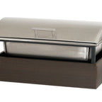 Thumbnail image #1 for Cal-Mil Vista 28620-140 Rectangular Chafer, 23.25 x 14.75 x 12.5 in H, HDPE, Mocha