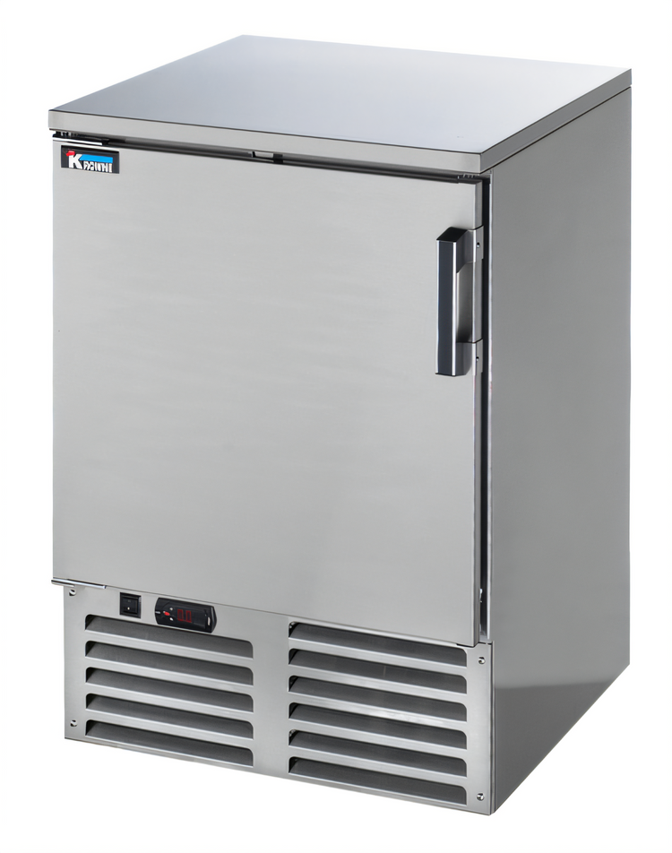 Product image #2 for Krowne 24-Inch Front-Loading Underbar Freezer and Mug Froster, Self-Contained, Stainless Steel