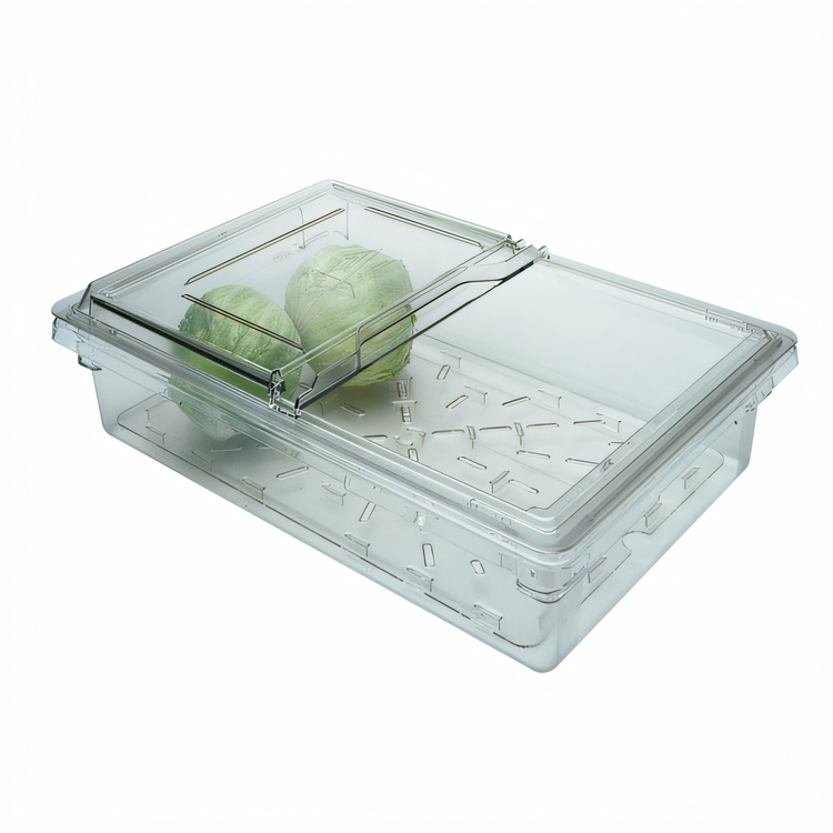Product image #2 for Cambro Camwear Clear Polycarbonate Food Storage Container, 13 Gallon, 18 x 26 x 9 Inches