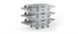 Thumbnail image #2 for Pizza Group Dragon D24E-LR Electric Stone Conveyor Pizza Oven, 24-Inch Belt, Left-to-Right, Floor Model