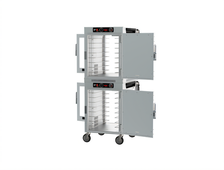 Product image #2 for Metro HotBlox™ Wide 16-Pan Pass-Thru Dual-Cavity Mobile Insulated Holding Cabinet, Analog Control