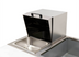 Thumbnail image #2 for Solid Stainless Steel Roll-Top Steam Table Food Pan Cover with Handle