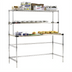 Thumbnail image #2 for Metro Super Erecta Hot 60-Inch x 24-Inch Heated Shelf Workstation with Open Base and Overhead Wire Shelf