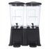 Thumbnail image #2 for Trimline Economy Rectangular Double-Bowl Polycarbonate Beverage Dispenser, 6 Gallon