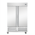 Thumbnail image #2 for KoolMore 54-Inch 2-Section Convertible Reach-In Refrigerator/Freezer, 49 Cu. Ft., Stainless Steel