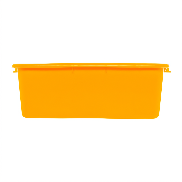 Product image #2 for Carlisle Comfort Curve Stackable Yellow Tote Box, 20 x 15 x 7 Inches