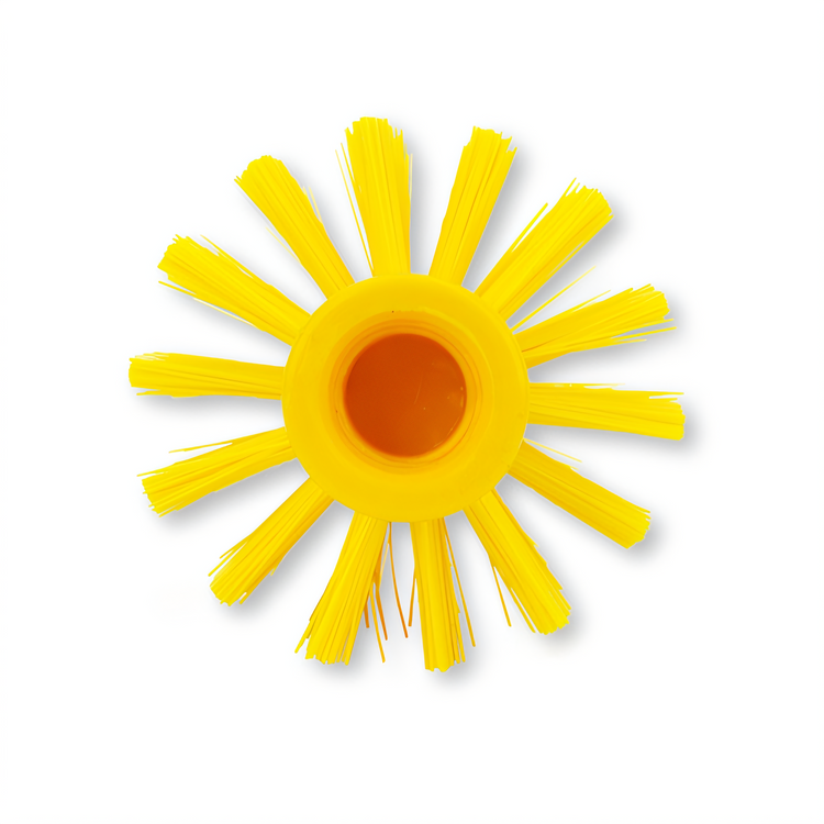 Product image #2 for Sparta® 3-Inch Yellow Pipe & Valve Brush with Polyester Bristles and Plastic Handle