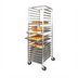 Thumbnail image #2 for Winco Mobile Full-Height Aluminum Sheet Pan Rack, 20 Full-Size Pan Capacity, 5-Inch Swivel Casters