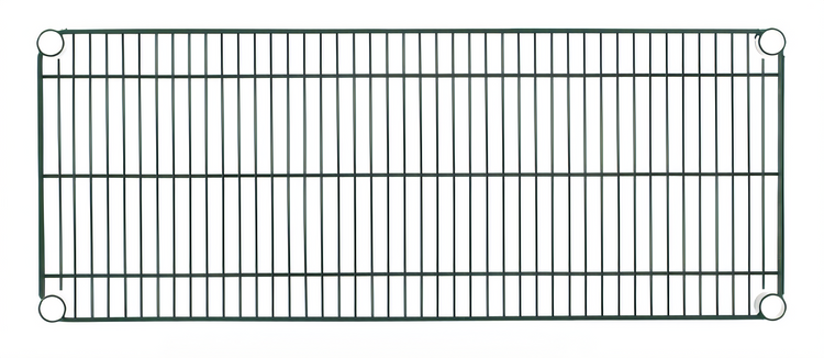 Product image #2 for Olympic 14" x 36" Chromate Wire Shelf with Green-Guard Epoxy Finish