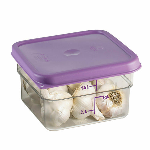 Product image #2 for Cambro 2SFSCW441 CamSquare® Commercial Food Storage Containers Case of 6