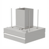 Thumbnail image #2 for Avtec SimpleSpec 72-Inch Square Type I Exhaust-Only Island Display Cooking Hood