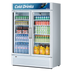 Thumbnail image #1 for Turbo Air Super Deluxe 2-Section Glass Door Merchandiser Refrigerator, 41.71 Cu. Ft., Self-Contained Bottom Mount, R290
