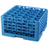 Thumbnail image #2 for OptiClean NeWave Full-Size 30-Compartment Dishwasher Glass Rack with 4 Sure-Lock Extenders, Blue