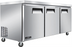 Thumbnail image #2 for Juneau 72-Inch Three-Section Undercounter Reach-In Refrigerator, 11 Cu. Ft., Solid Doors