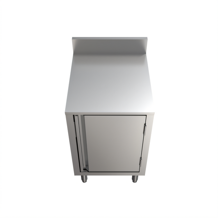 Product image #2 for BK Resources Well Series Flat Top Stainless Steel Underbar Cabinet, 18 x 21 Inches