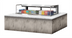 Thumbnail image #2 for Turbo Air 60-Inch Low Profile Drop-In Horizontal Open Refrigerated Display Case, 8 Cu. Ft., Stainless Steel