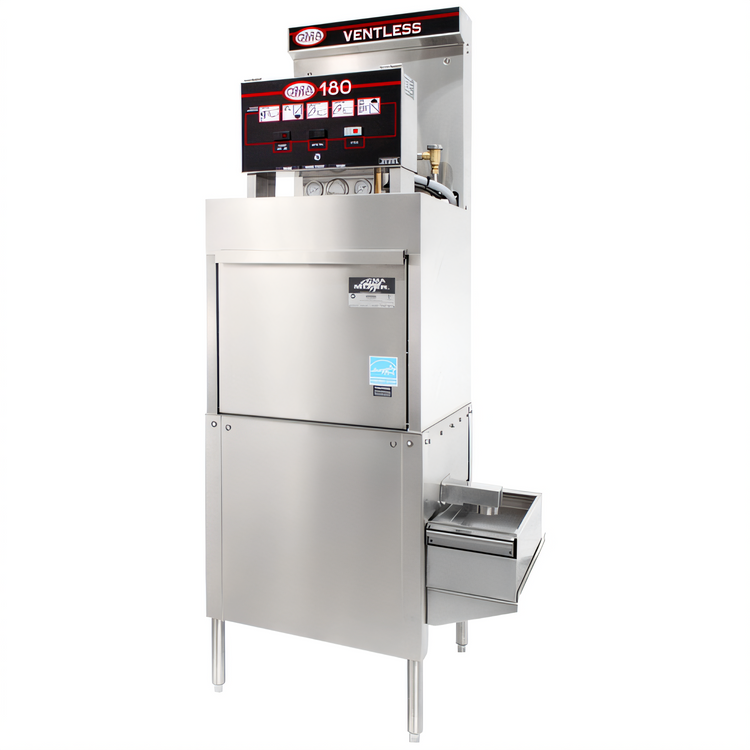 Product image #2 for CMA Dishmachines 180-VL-FL Energy Mizer Ventless High Temperature Front Loading Single Rack Door-Type Dishwasher