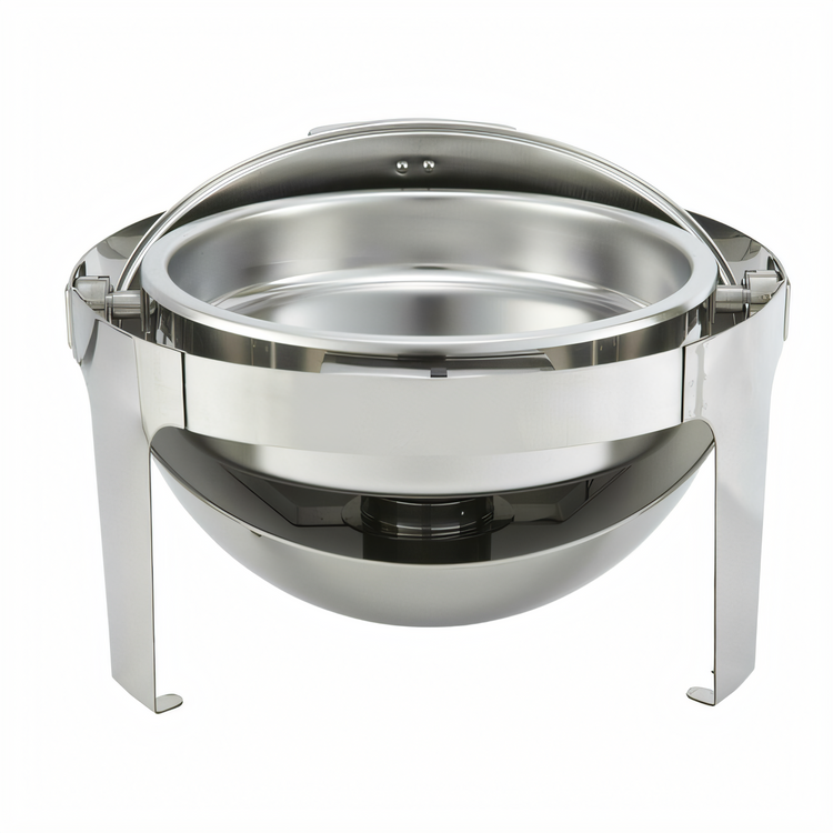 Product image #2 for Madison 6 Qt Round Stainless Steel Roll Top Chafer