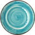 Thumbnail image #2 for Carlisle Mingle 11-Inch Aqua Melamine Dinner Plate, Medium Rim