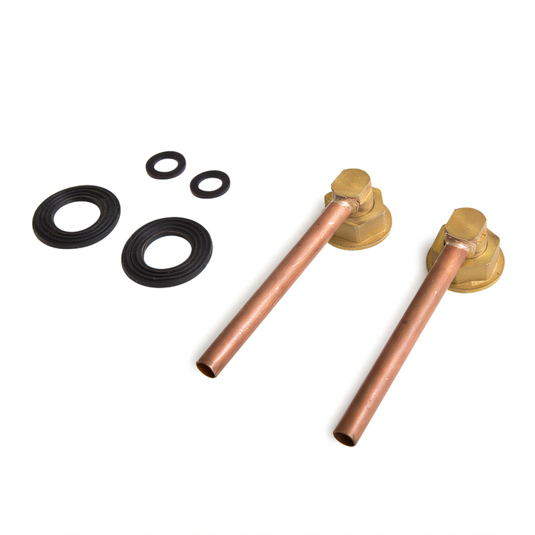 Product image #2 for John Boos Low-Lead Heavy Duty Backsplash-Mount Gooseneck Faucet with 3-1/2 Inch Spout, 4 Inch Centers