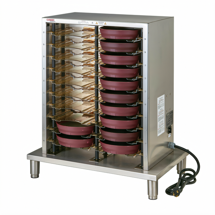 Product image #2 for Cambro Camduction® Stainless Steel Base Charger for 20 Bases, 208-240V, 1-Phase