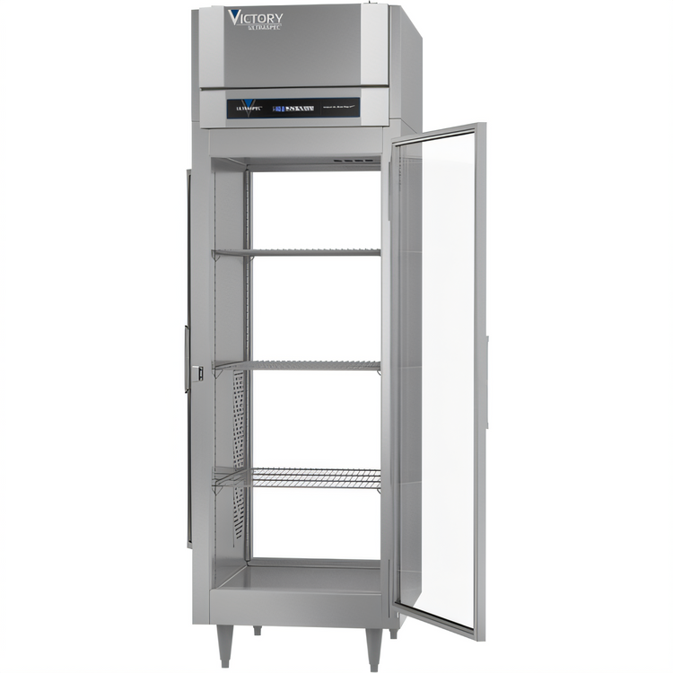 Product image #2 for Victory UltraSpec™ FS-1D-S1-PT-G-HC Single Section Pass-Thru Glass Door Reach-In Freezer