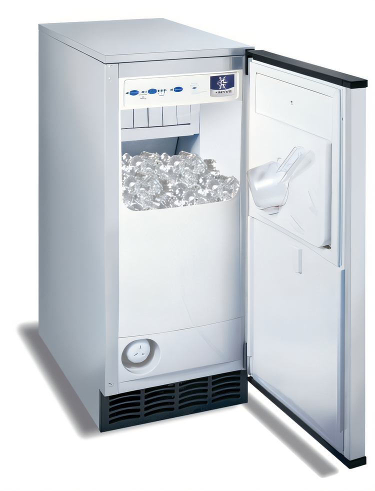 Product image #2 for Manitowoc Undercounter Air-Cooled Cube Ice Machine with 25 lb Storage Bin