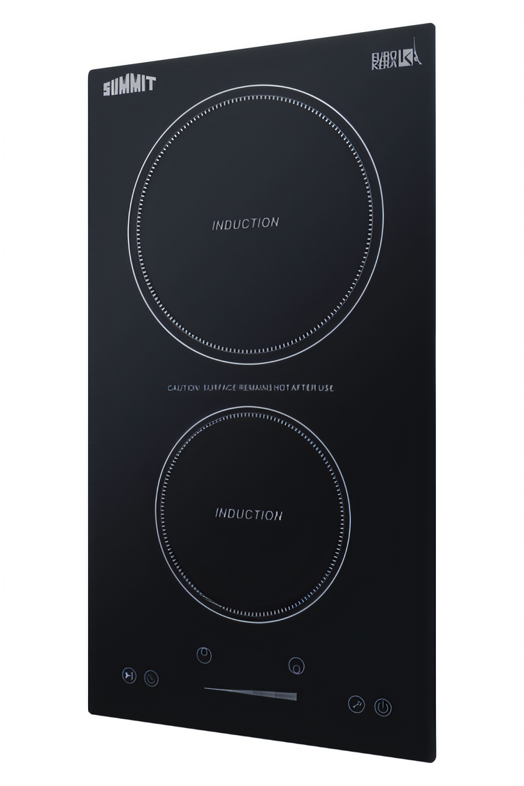 Product image #2 for Summit Appliance 12-Inch Built-In 2-Burner Induction Cooktop, 115V